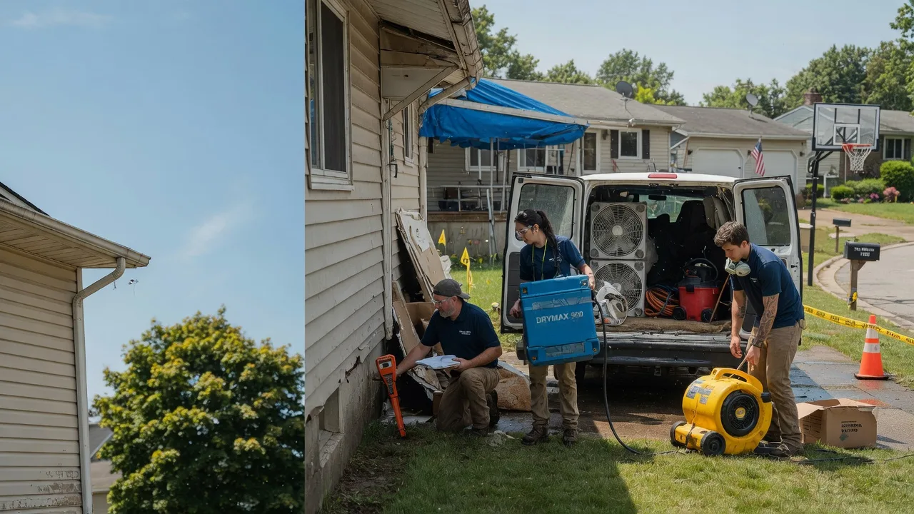 Ceiling Leak Cleanup in Medaryville, IN near me