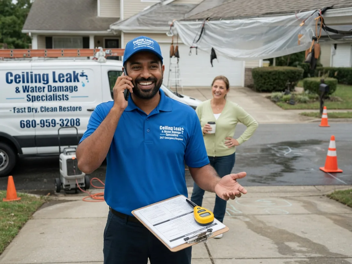 Ceiling Leak Cleanup Medaryville, IN FAQs